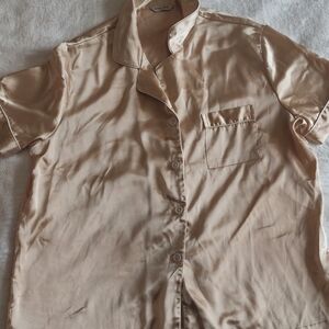 Sapjon Silky Beige Shirt